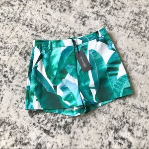 NWT Marciano by Guess Tahitian Tropical Novelty Print High Waist Shorts 8